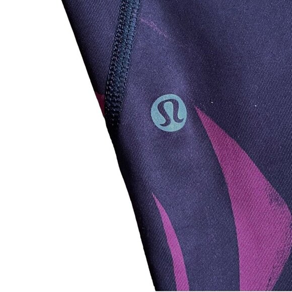 Lululemon Inspire Tight II Womens Sz 4 Athletic 7/8 Legging Back Spin Stroke - Picture 10 of 11
